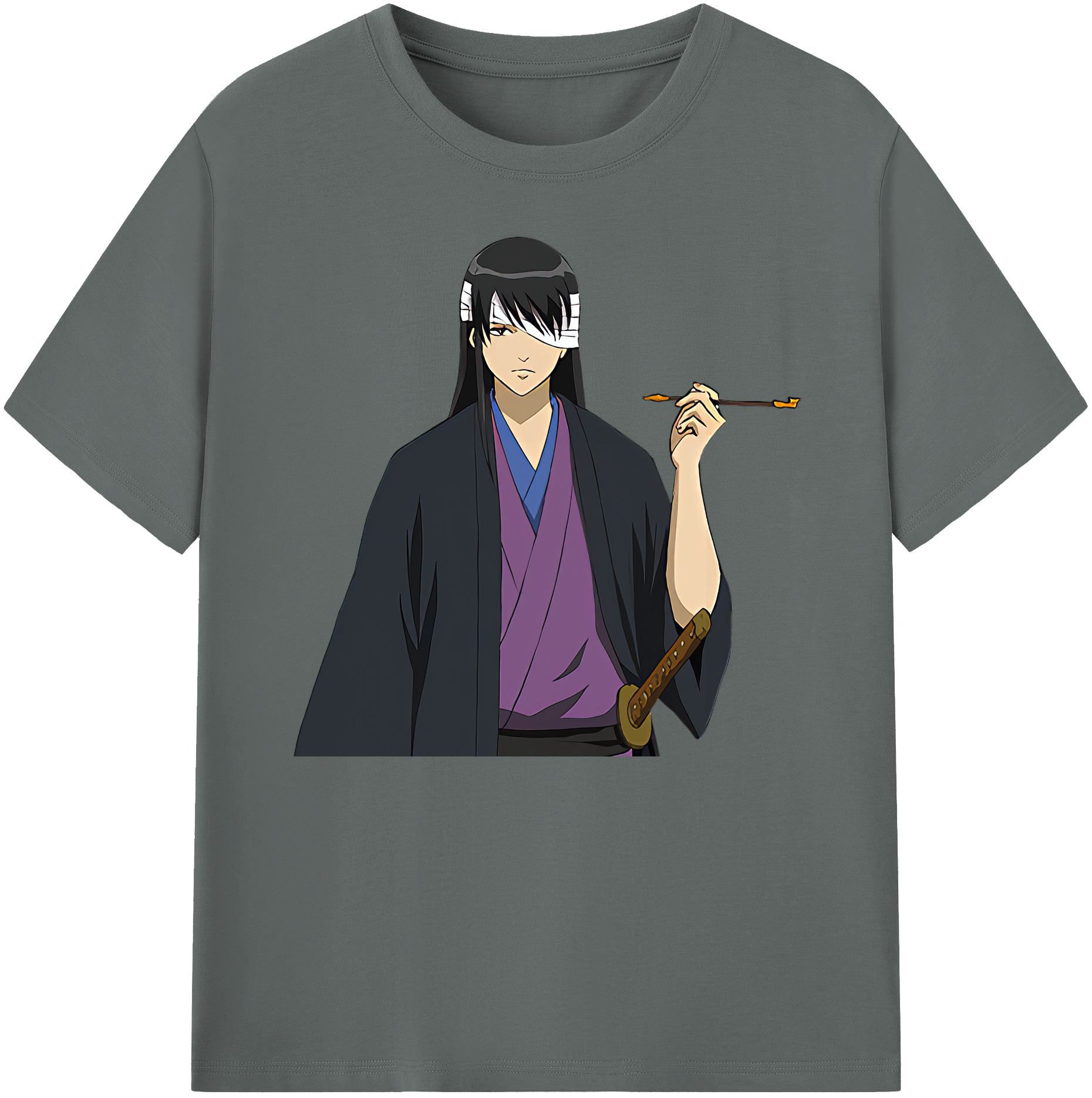 （画像用） ぎんたま 坂田銀時（さかたぎんとき） 神楽 志村新八（しむら しんぱち） GINTAMA Sakata Gintoki Kagura Shimura Shinpachi 綿100％ メンズ半袖Tシャツ｜肌触りやわらか＆通気性